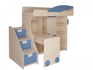Набор мебели 4.4.1 Л,П (синий, эвкалипт, оранжевый) + Тумба с откидными крышками