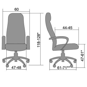 Кресло BP-1 Pl ткань